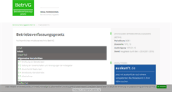 Desktop Screenshot of betriebsverfassungsgesetz.net