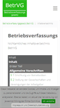 Mobile Screenshot of betriebsverfassungsgesetz.net